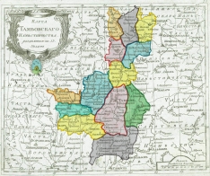Карты Тамбовской губернии. Карта Тамбовского наместничества