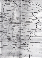 Карты Тамбовской губернии. Карта Тамбовского уезда 1911 год