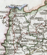 Карты Тамбовской губернии. Карта Елатомского уезда 1821 года
