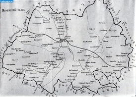 Карты Тамбовской губернии. Карта Моршанского уезда 1911 года