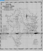 Карты Тамбовской губернии. Карта Карта Спасского уезда 1883 года
