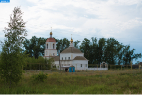 Пензенская губерния. Петропавловская церковь в селе Пурдошки