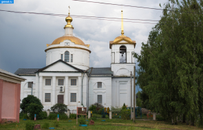 Нижегородская губерния. Никольская церковь в селе Елизарьево