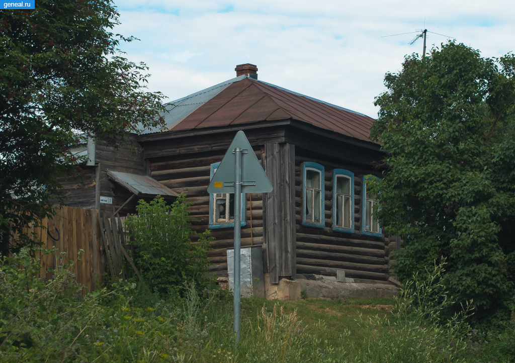 Рязанская губерния. Старый дом в селе Дмитриево
