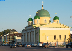 Тульская губерния. Преображенская церковь в Туле