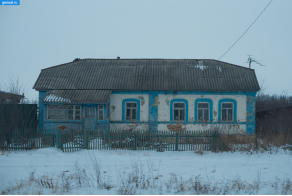 Орловская губерния. Старый дом в селе Трубицино