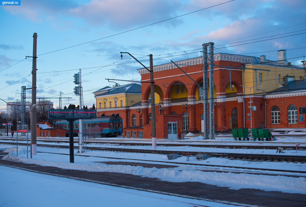 Орловская губерния. Железнодорожный вокзал в Орле