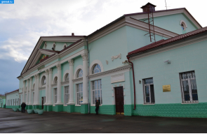 Смоленская губерния. Железнодорожный вокзал в Вязьме