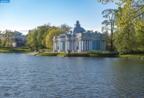 Санкт-Петербургская губерния. Павильон Грот в Пушкине