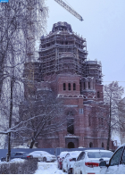 Строящийся Новопокровский храм в Тамбове